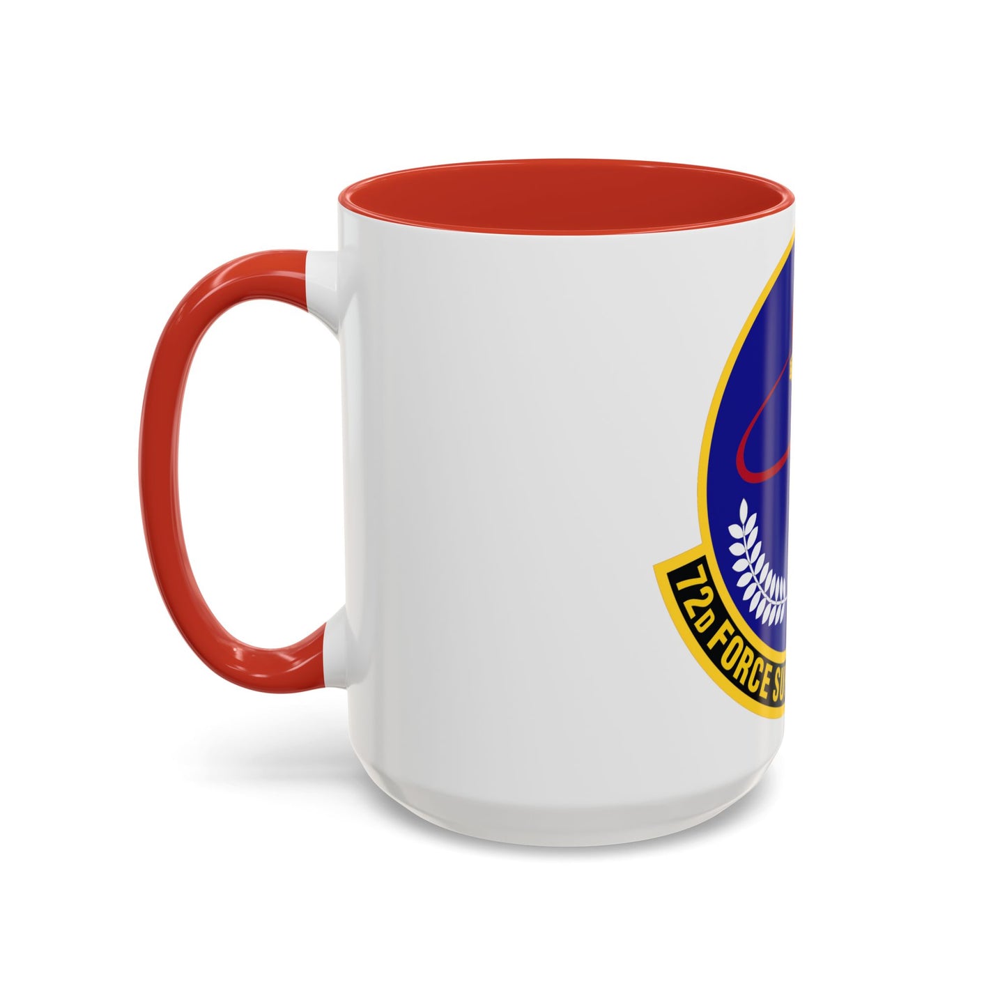 72d Force Support Squadron (U.S. Air Force) Accent Coffee Mug