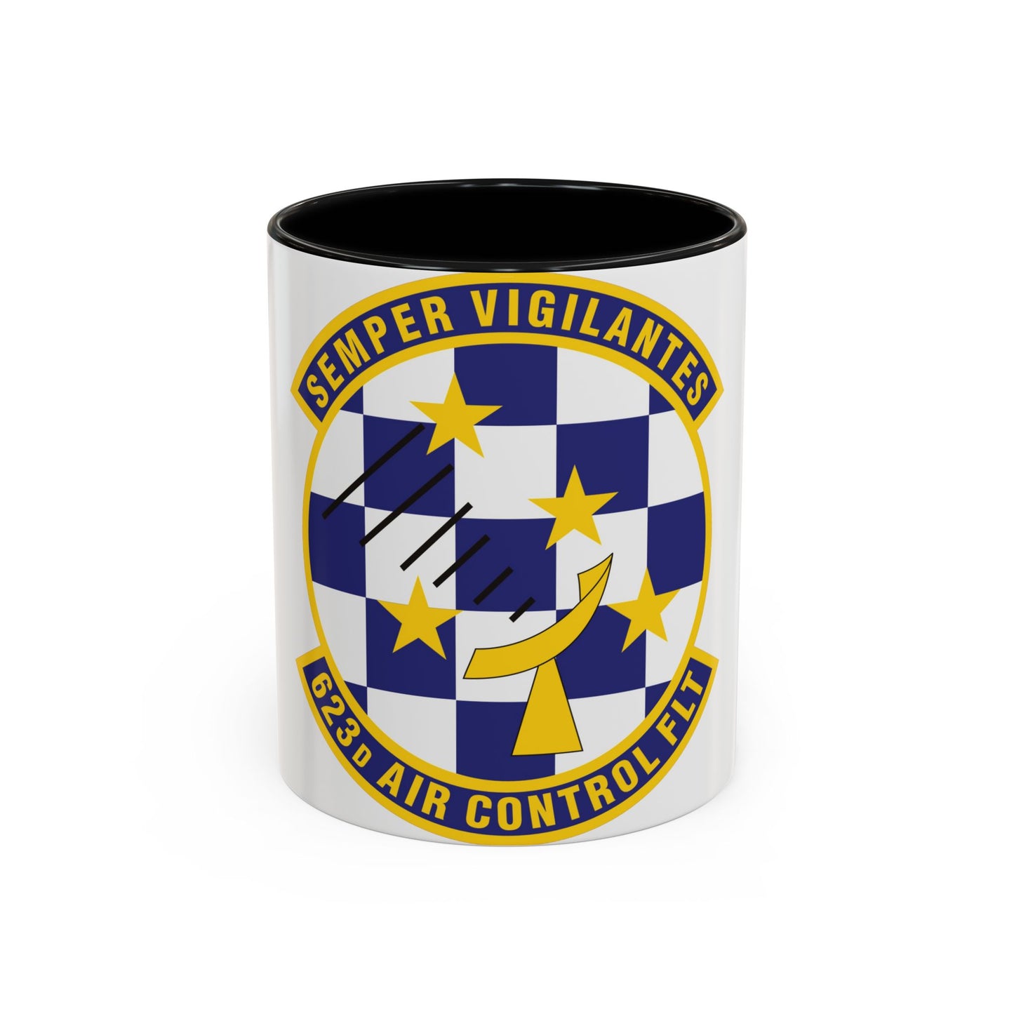 623 Air Control Squadron PACAF (U.S. Air Force) Accent Coffee Mug