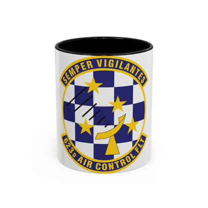 623 Air Control Squadron PACAF (U.S. Air Force) Accent Coffee Mug