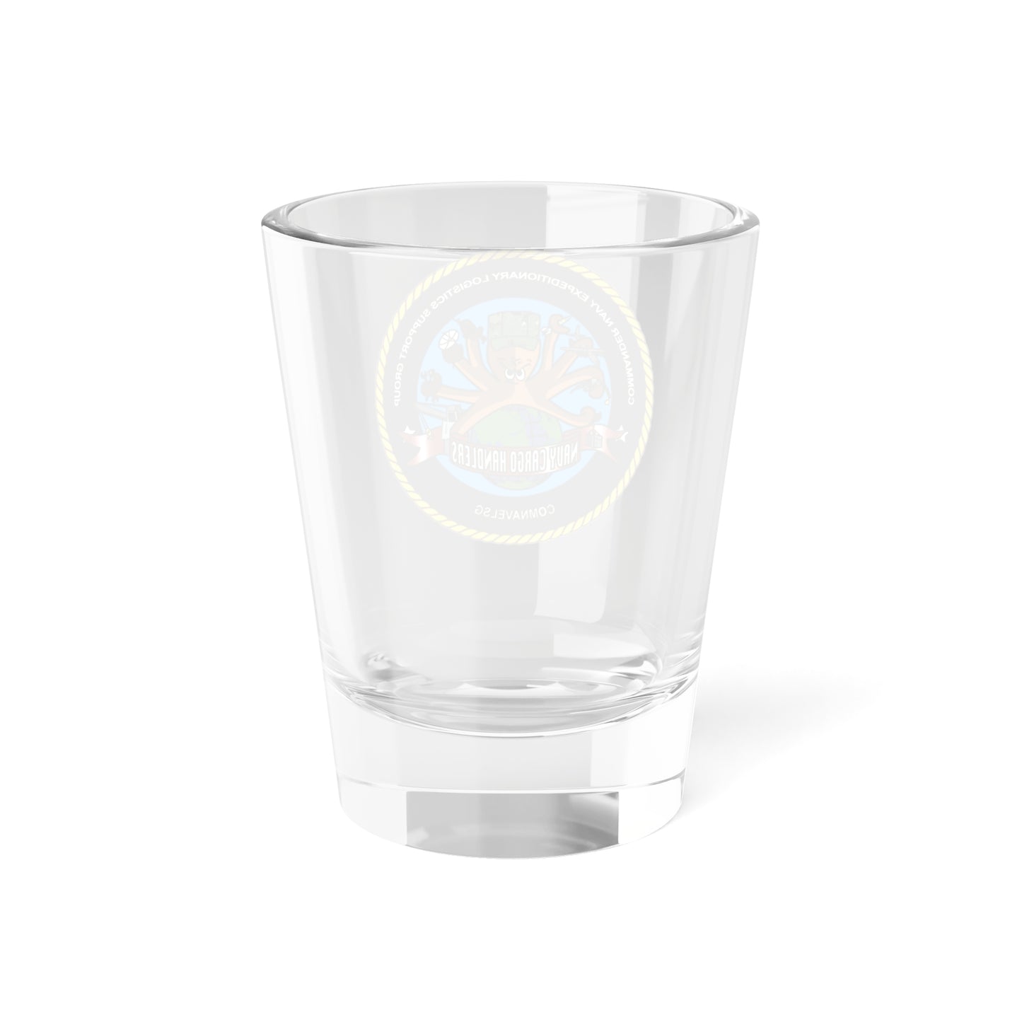 COMNAVELSG Cargo Handlers Commander Navy Expeditionary Logistics Support Group (U.S. Navy) Shot Glass 1.5oz