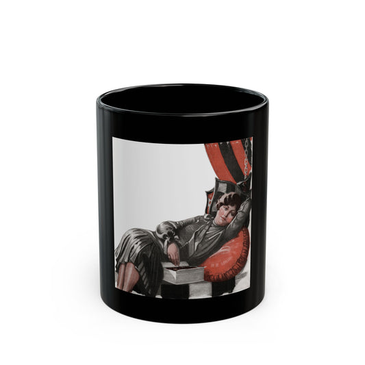 Even for lazy people. Tooth Paste advt, McCalls magazine, August 1926 - Black Coffee Mug