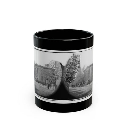 Richmond, Va. City Hall; Sycamore Church Beyond (Capitol Street) (U.S. Civil War) Black Coffee Mug