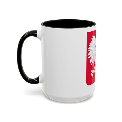 Coat of arms of Poland (1980-1990) - Accent Coffee Mug