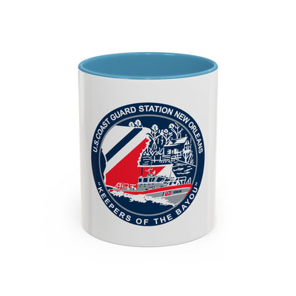 USCG Station New Orleans (U.S. Coast Guard) Accent Coffee Mug
