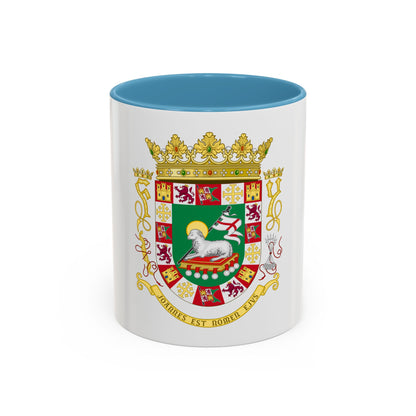 Coat of arms of the Commonwealth of Puerto Rico - Accent Coffee Mug