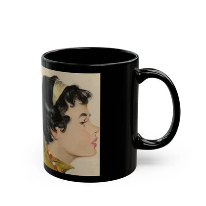 Don't Be Shy, 1958 - Black Coffee Mug-Go Mug Yourself