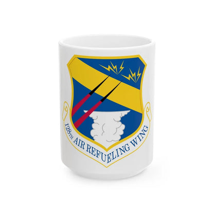 128th Air Refueling Wing (U.S. Air Force) White Coffee Mug-15oz-Go Mug Yourself