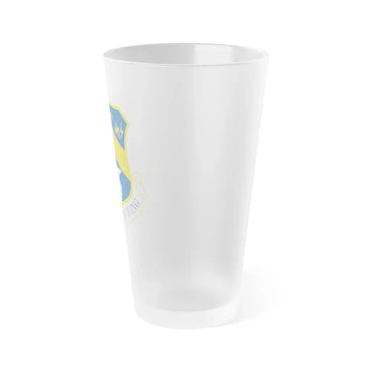 128th Air Refueling Wing (U.S. Air Force) Frosted Pint Glass 16oz - Go Mug Yourself