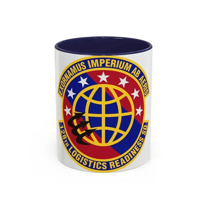 128th Logistics Readiness Squadron (U.S. Air Force) Accent Coffee Mug 11oz Navy - Go Mug Yourself