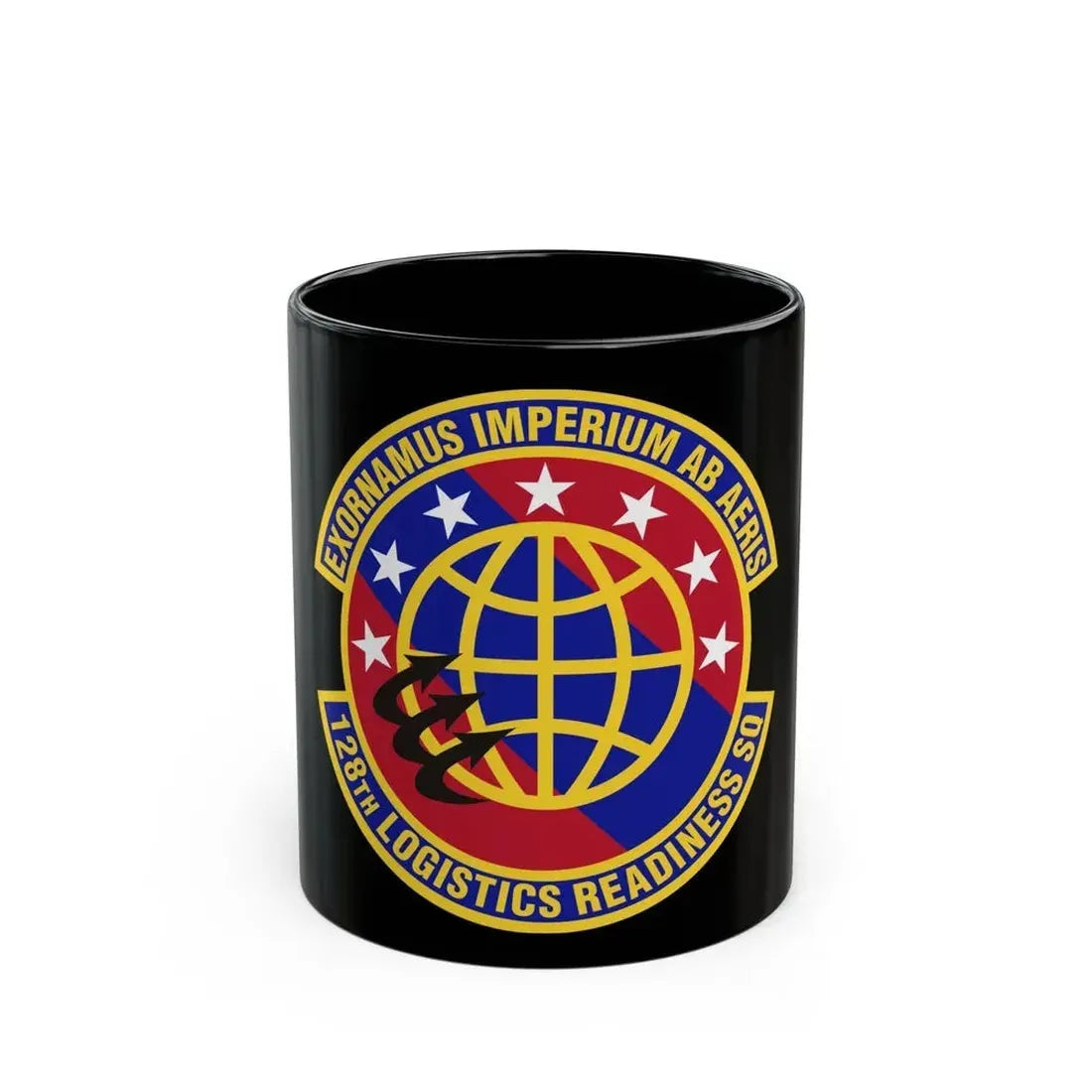 128th Logistics Readiness Squadron (U.S. Air Force) Black Coffee Mug 11oz - Go Mug Yourself