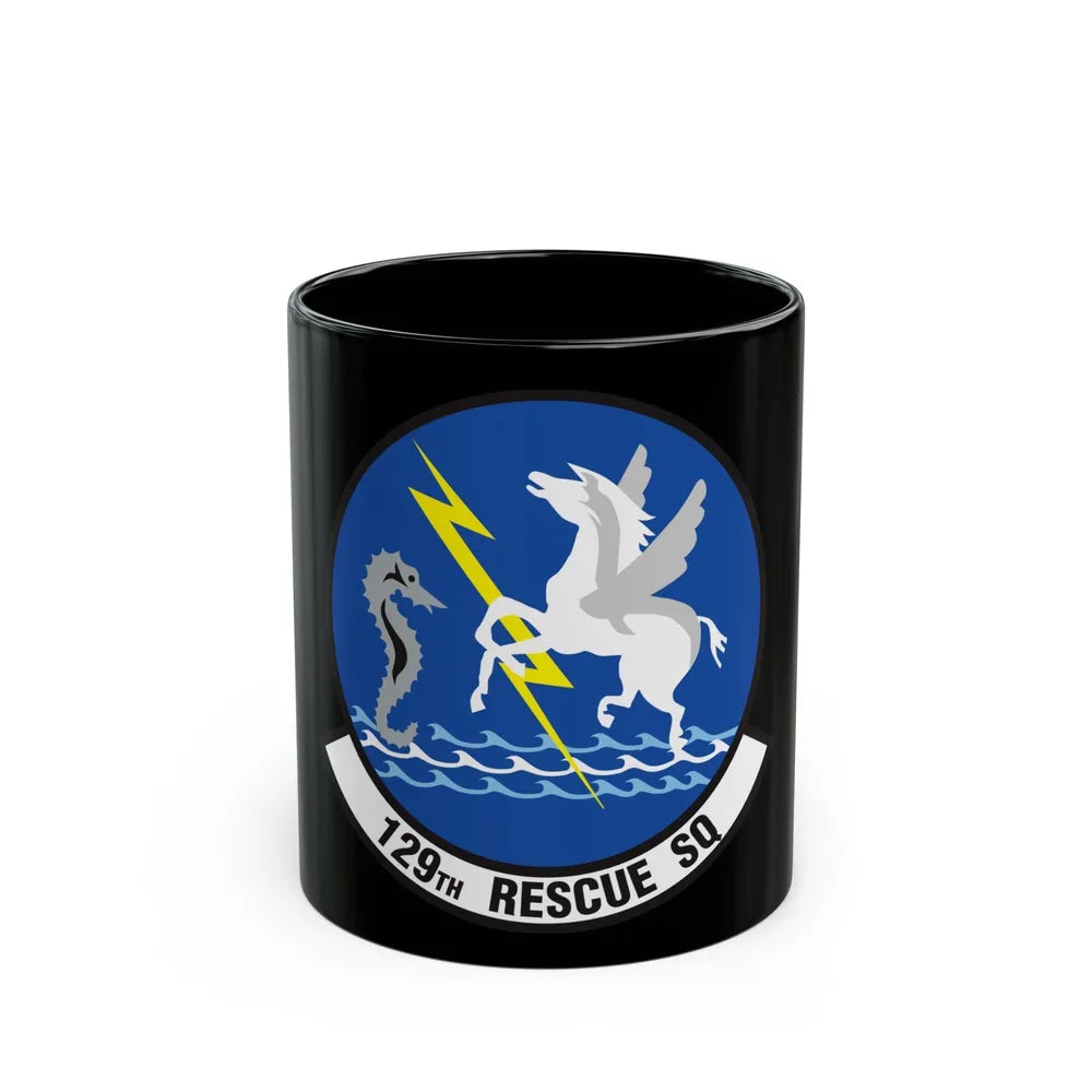 129 Rescue Squadron (U.S. Air Force) Black Coffee Mug-11oz-Go Mug Yourself