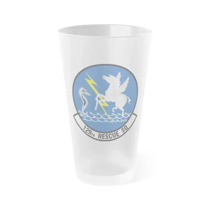 129 Rescue Squadron (U.S. Air Force) Frosted Pint Glass 16oz 16oz Frosted - Go Mug Yourself