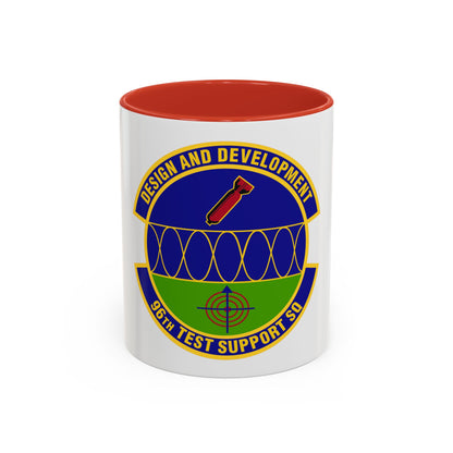 96th Test Support Squadron (U.S. Air Force) Accent Coffee Mug