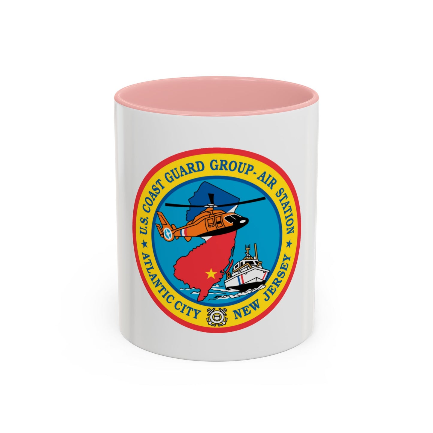 USCGC Group Air Station Atlantic City NJ (U.S. Coast Guard) Accent Coffee Mug