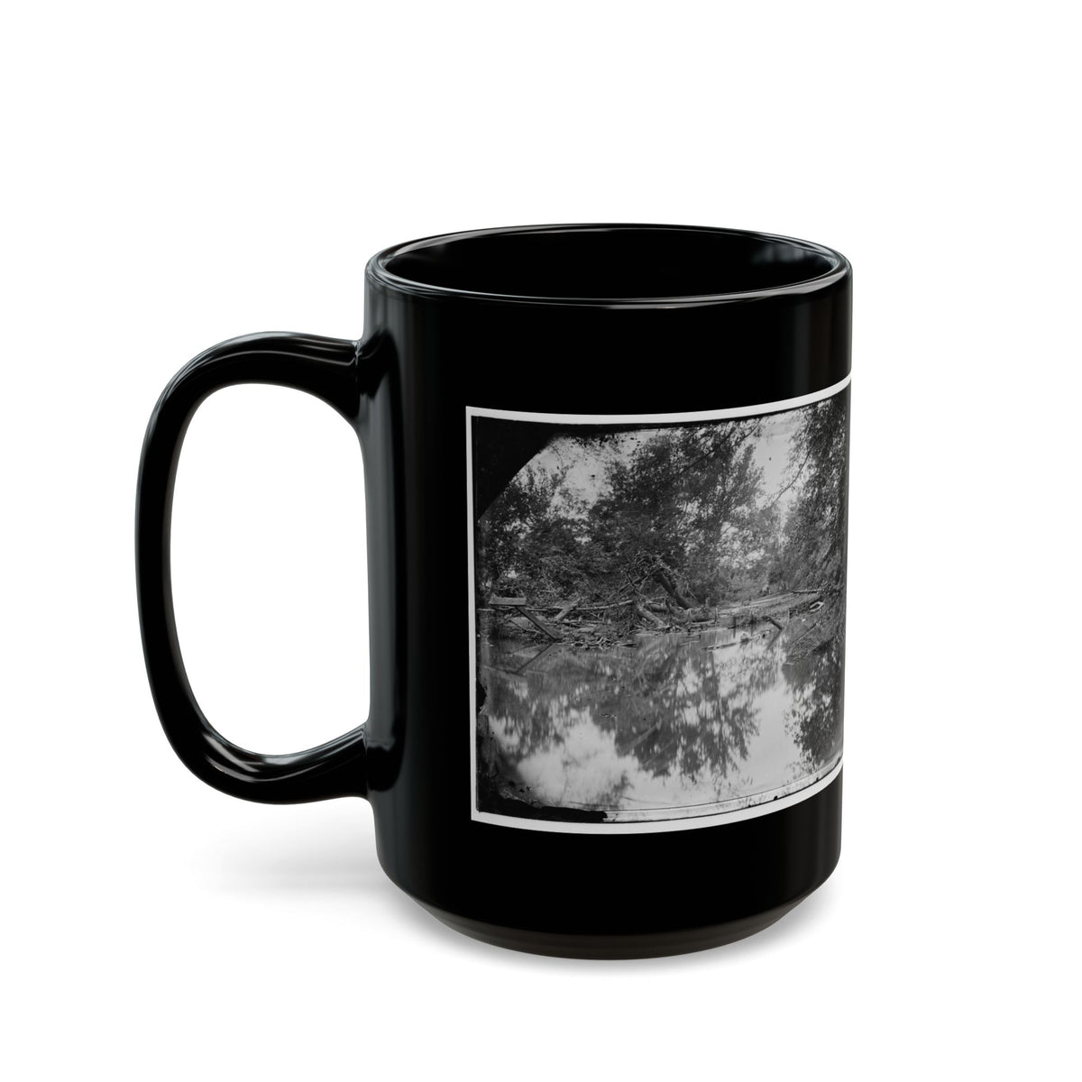 Bull Run, Va. View Of Bull Run (U.S. Civil War) Black Coffee Mug
