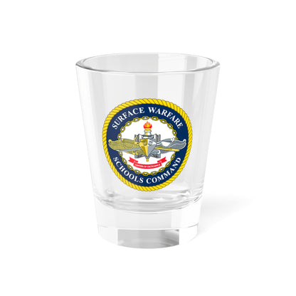 Verre à liqueur du commandement des écoles de guerre de surface (US Navy) 1,5 oz