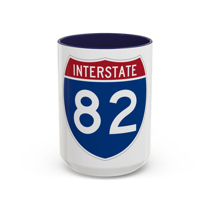Interstate 82 (U.S. Highways) Accent Coffee Mug