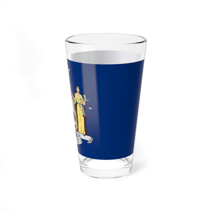 Flag of New York alternative (United States) Pint Glass 16oz