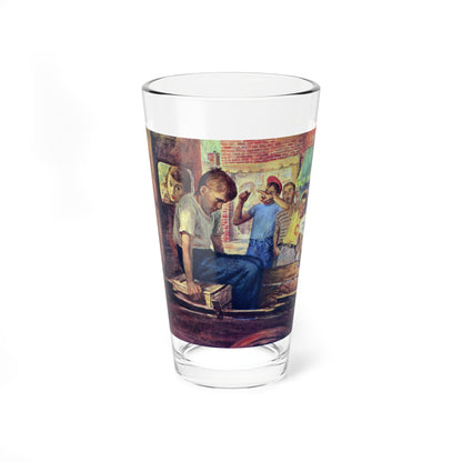 Illustration for The Saturday Evening Post, 1949 - Pint Glass 16oz