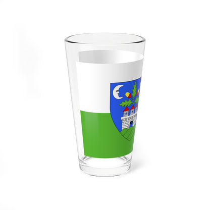 FLAG-Veszprem-megye (Hungary) Pint Glass 16oz
