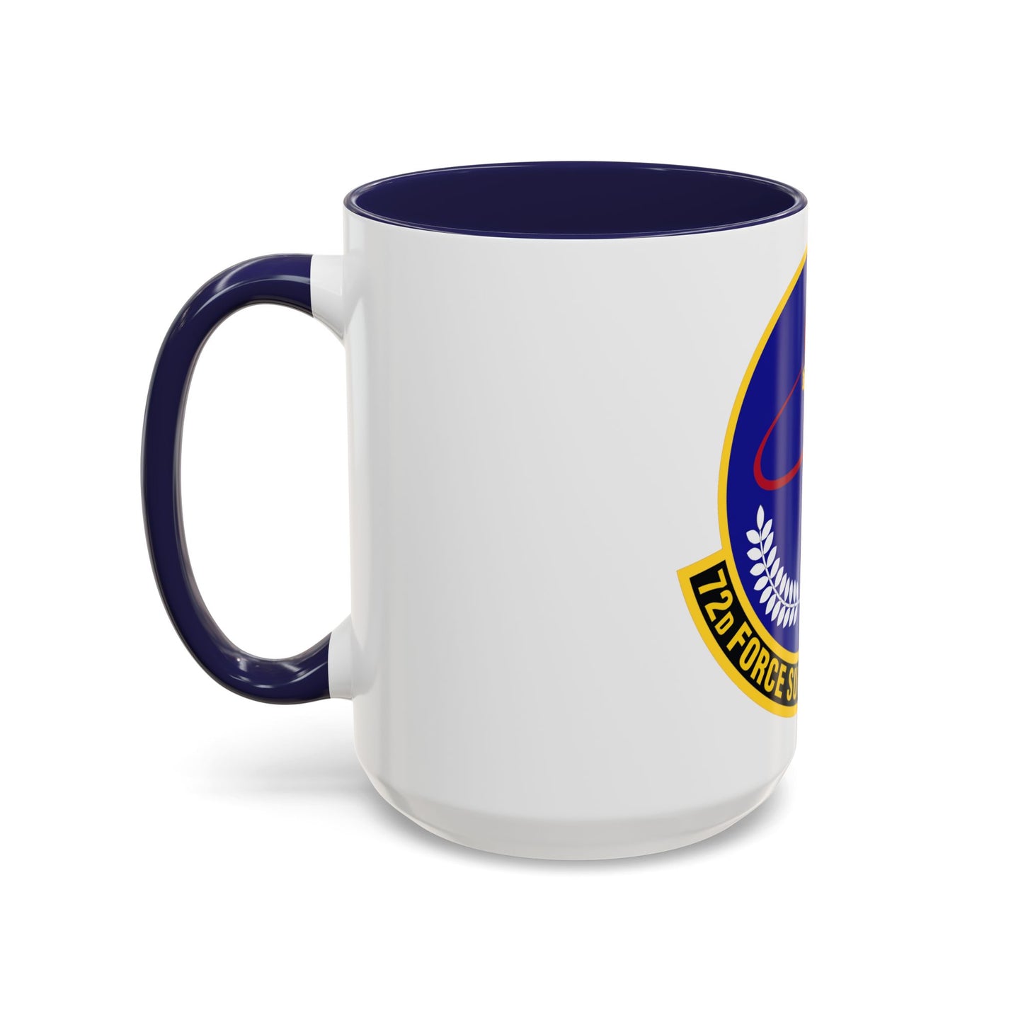 72d Force Support Squadron (U.S. Air Force) Accent Coffee Mug