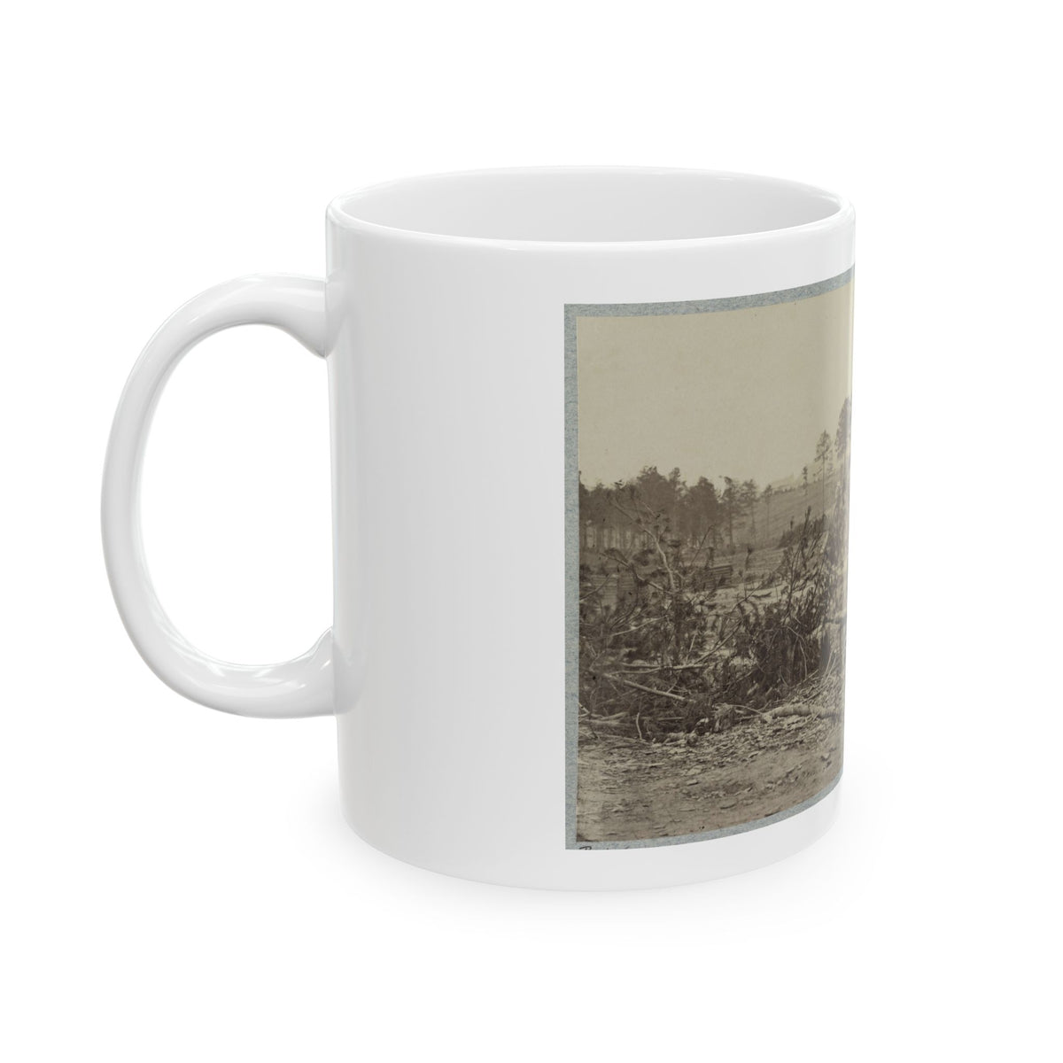 Abandoned Camp Of 9th Army Corps Near Falmouth, Va., February, 1863 (U.S. Civil War) White Coffee Mug