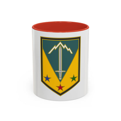 3 Maneuver Enhancement Brigade (U.S. Army) Accent Coffee Mug