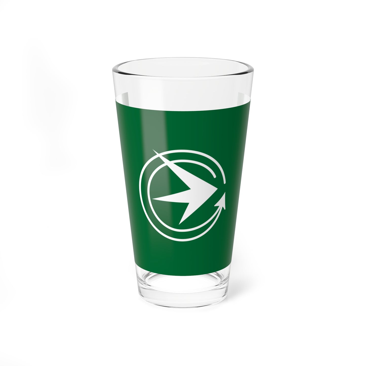 Flag of Yomogita Aomori no text (Japan) Pint Glass 16oz
