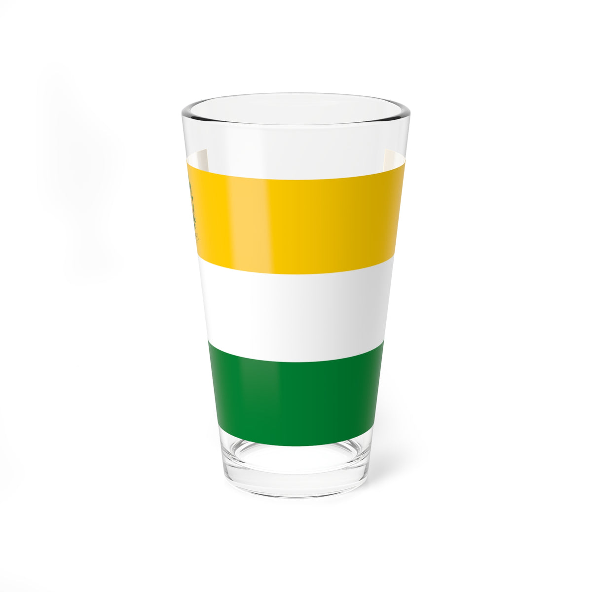 Bandera del Municipio Libertad Anzoategui (Venezuela) Pint Glass 16oz