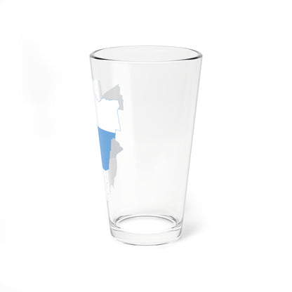Flag-map of Tucuman Province (Argentina) Pint Glass 16oz