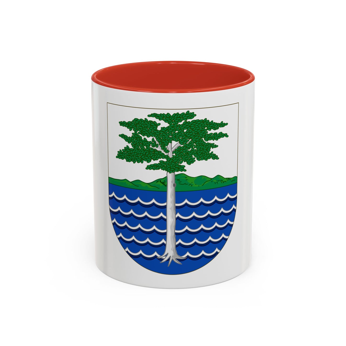 Coat of Arms of the Portuguese and Spanish Guinea - Accent Coffee Mug