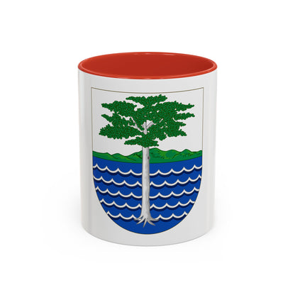 Coat of Arms of the Portuguese and Spanish Guinea - Accent Coffee Mug