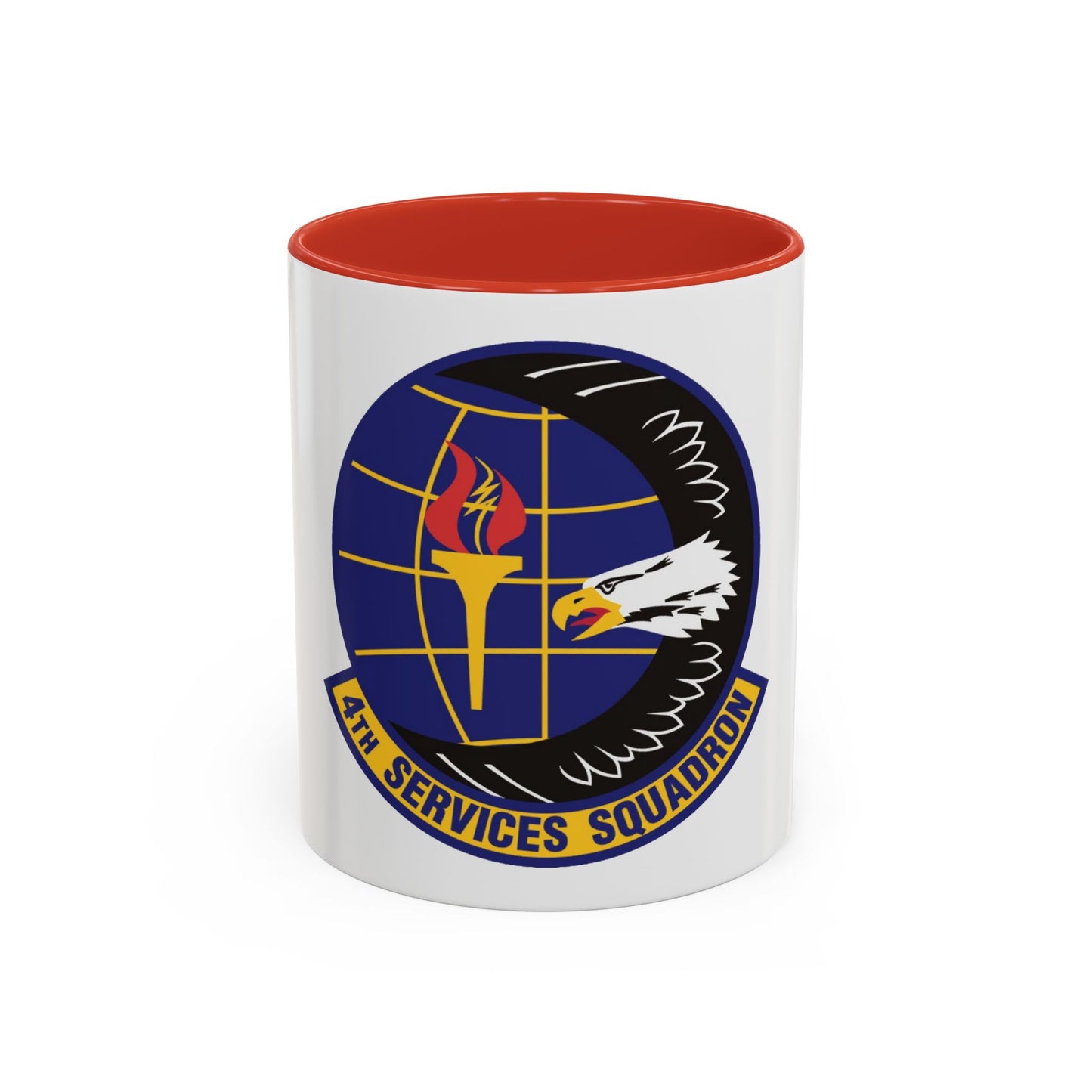 4th Services Squadron (U.S. Air Force) Accent Coffee Mug
