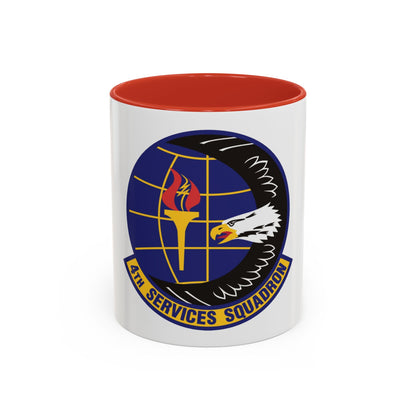 4th Services Squadron (U.S. Air Force) Accent Coffee Mug