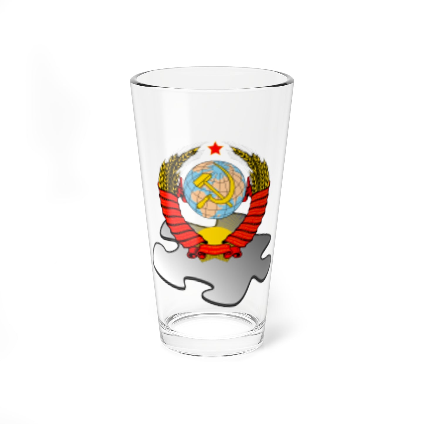 Ussr template (Soviet Union) (Coat of Arms) Pint Glass 16oz