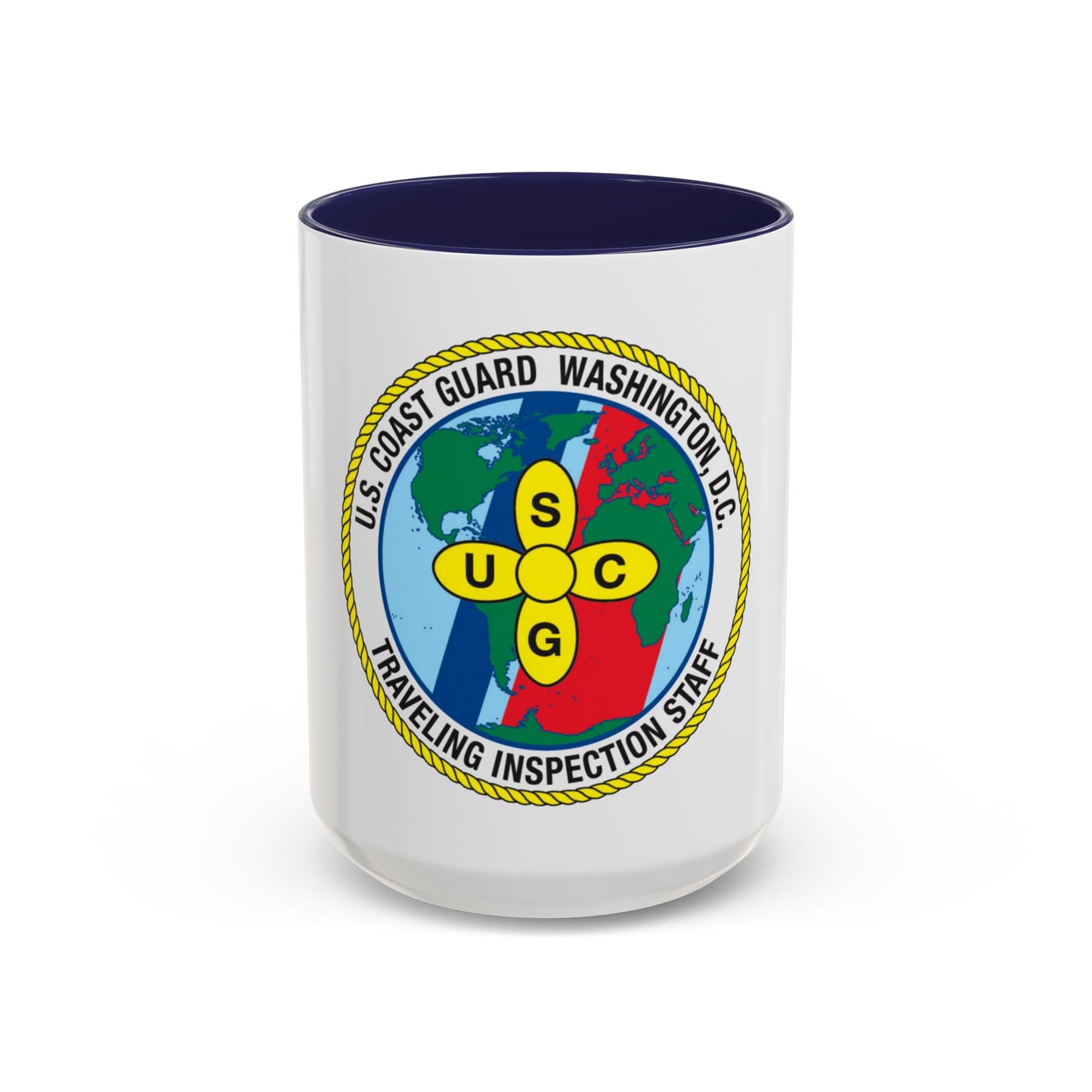 USCG Washington DC Traveling Inspection Staff (U.S. Coast Guard) Accent Coffee Mug