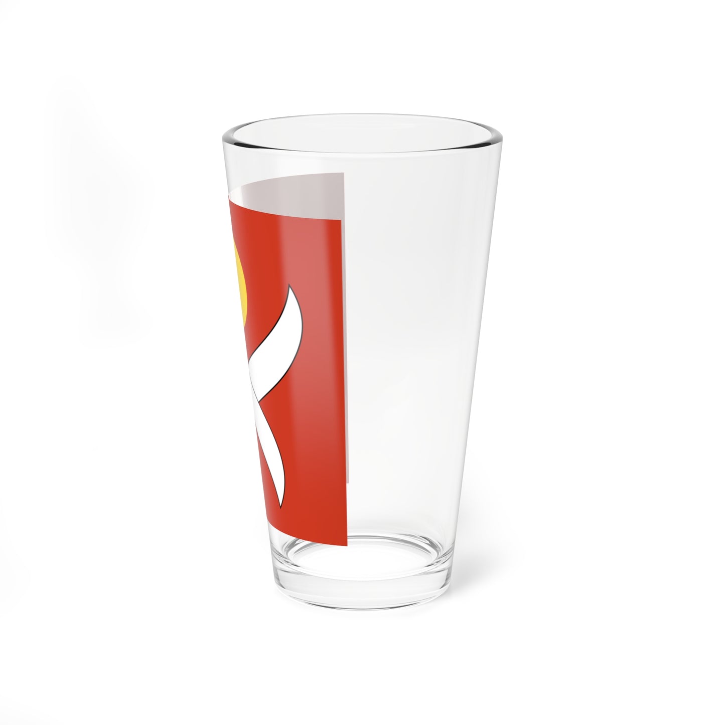 CHE Leimbach ZH Flag (Switzerland) Pint Glass 16oz