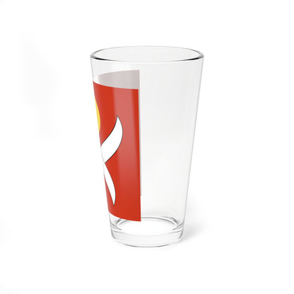 CHE Leimbach ZH Flag (Switzerland) Pint Glass 16oz