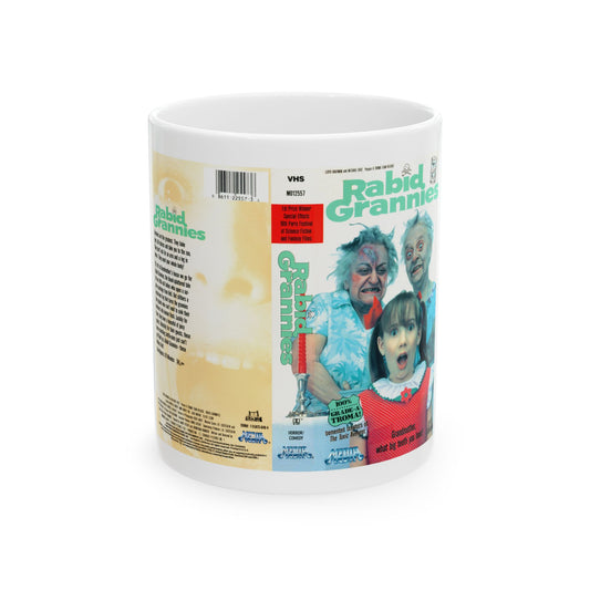 RABID GRANNIES GRADE A TROMA (VHS COVER) - White Coffee Mug