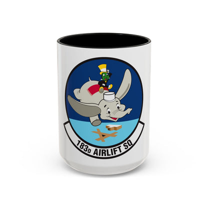 183 Airlift Squadron (U.S. Air Force) Accent Coffee Mug