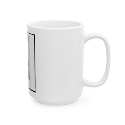 Alexander Mcdowell Mccook, Union General, Three-Quarter Length Portrait, Seated, Facing Front (U.S. Civil War) White Coffee Mug