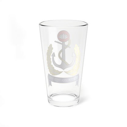 বলদশ নবহনর মনগরম (Bangladesh) (Coat of Arms) Pint Glass 16oz