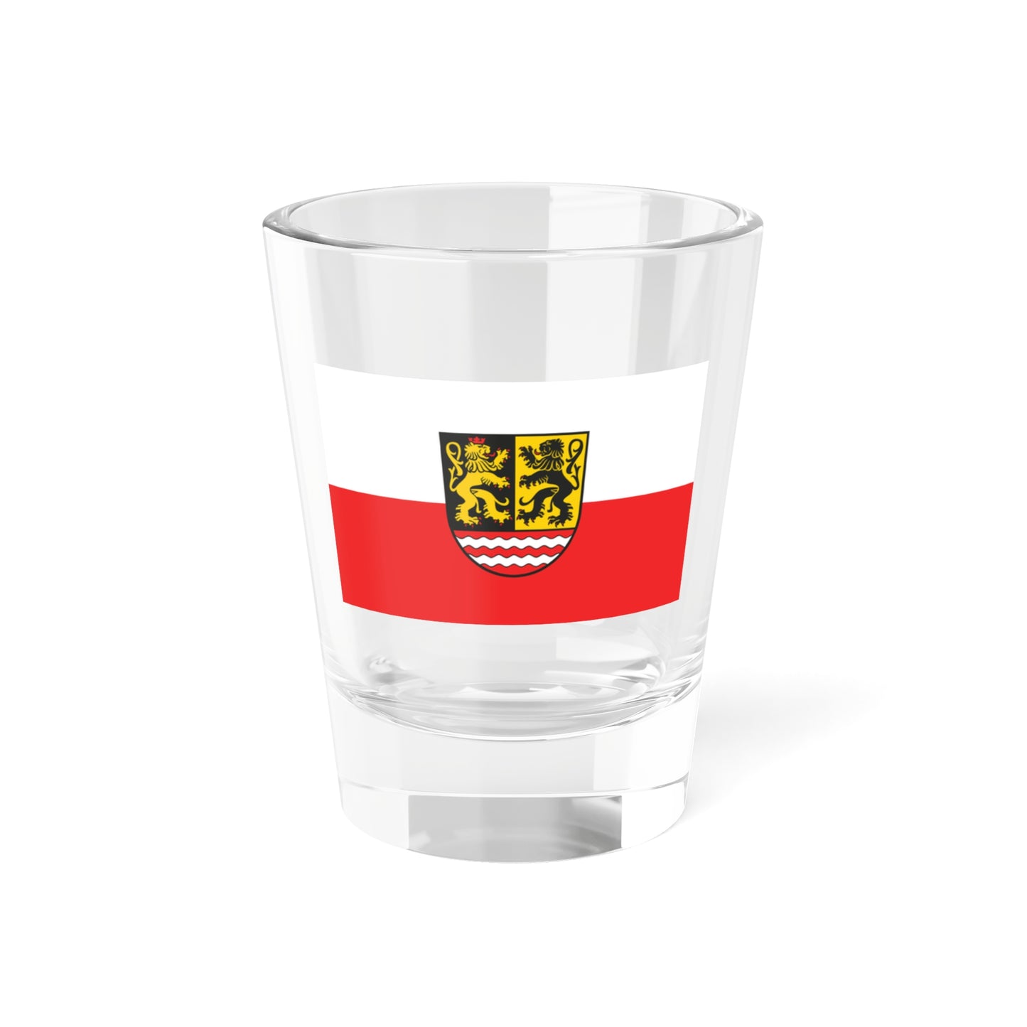 Flag of Saale Orla Kreis Germany - Shot Glass 1.5oz