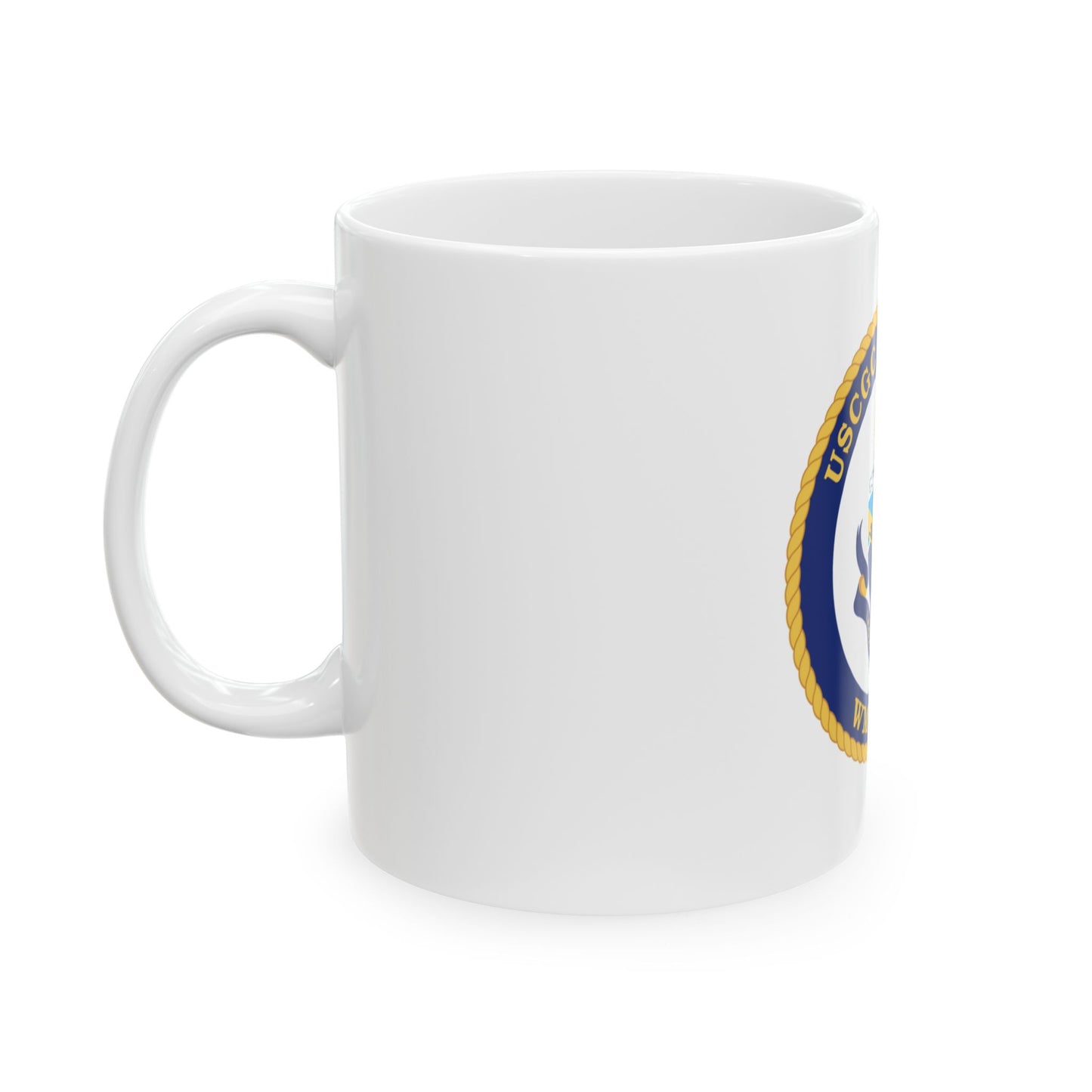 USCGC Bertholf WMSL 750 (U.S. Coast Guard) White Coffee Mug