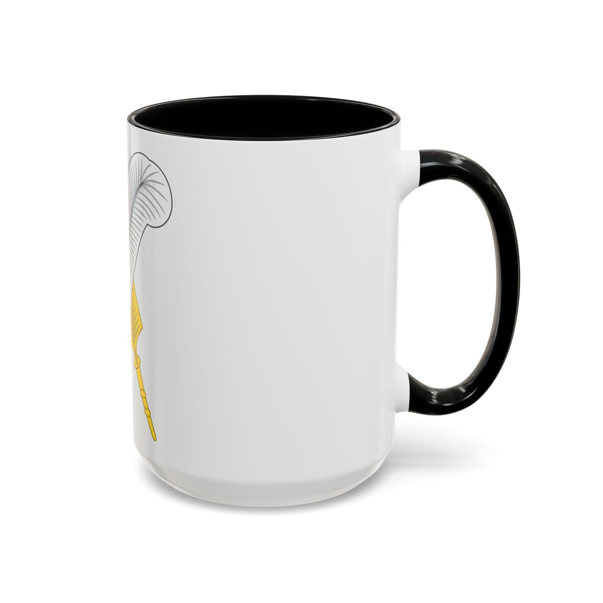 Crossed Feather Badge of Henry VI - Accent Coffee Mug