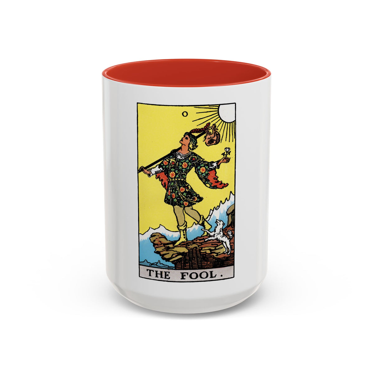 The Fool (Tarot Card) Accent Coffee Mug