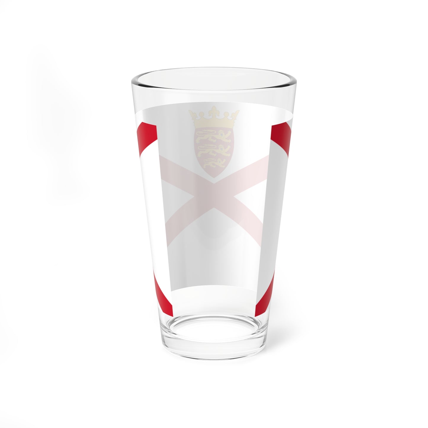 Flag of Jersey (United Kingdom) Pint Glass 16oz