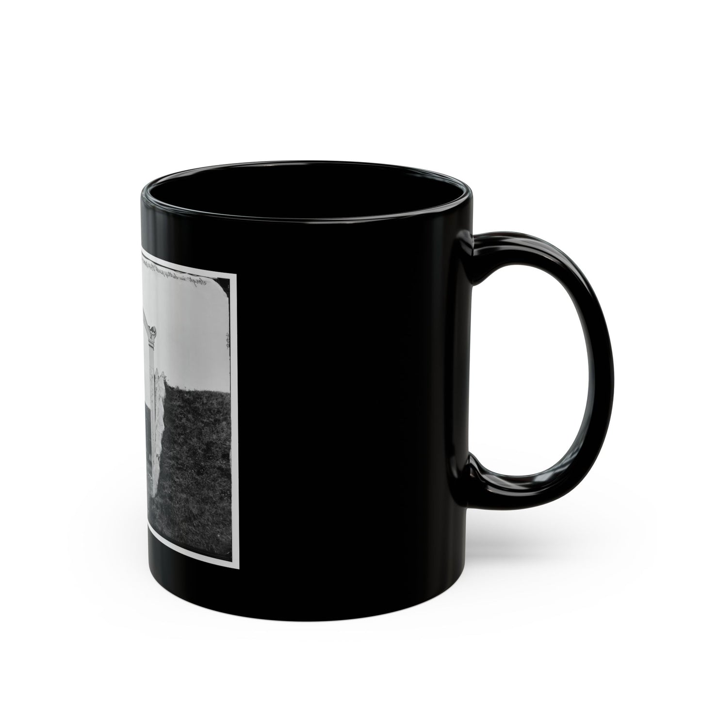 District Of Columbia. Men And Gun Of 3d Massachusetts Heavy Artillery At Ornamental Gate Of Fort Totten (U.S. Civil War) Black Coffee Mug