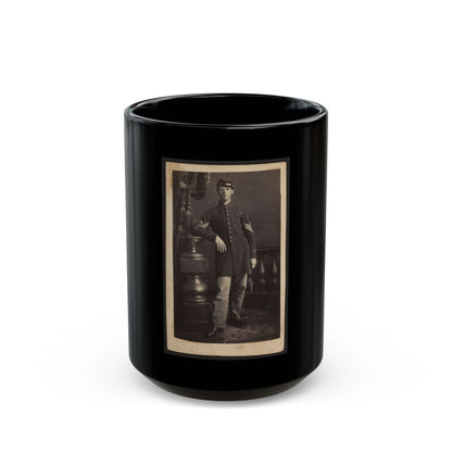 Full-Length Portrait Of An Unidentified Civil War Soldier (U.S. Civil War) Black Coffee Mug