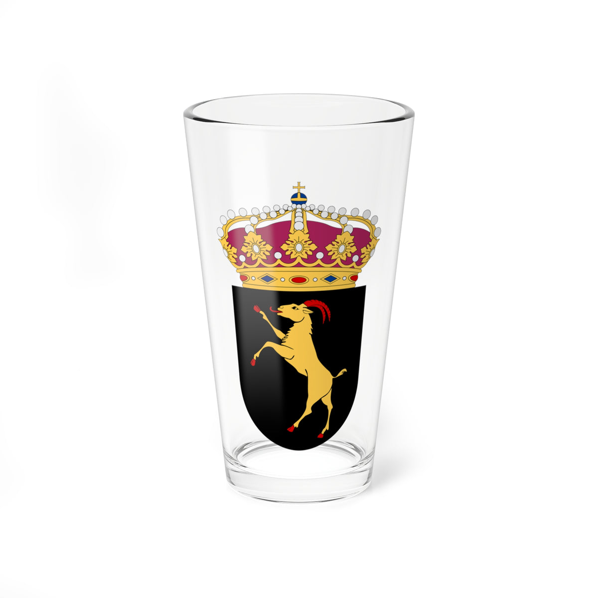 HMS Hälsingland vapen (Sweden) (Coat of Arms) Pint Glass 16oz